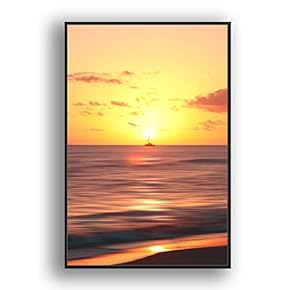 Framed Canvas Wall Art for Living Room, Bedroom Coast and Sea Canvas Prints for Modern Home Decoration Ready to Hang - 16"x24" inches