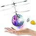 RC Flying Ball, Crystal Flashing LED Light Flying ball RC Toy RC infrared Induction Helicopter for Kids, Teenagers Colorful Flyings for Kid's Gifts Toy (Upgraded)