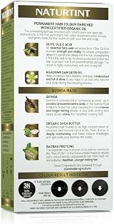 Naturtint Permanent Hair Colour Gel 3N Dark Chestnut Brown Ammonia Free Grey view 3