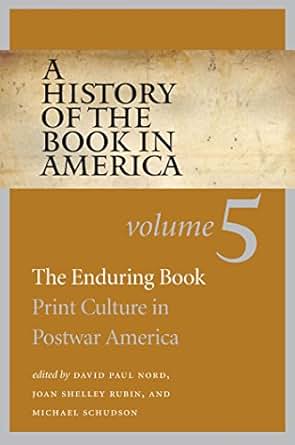 Amazon Com A History Of The Book In America Volume 5