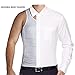 Roc Bodywear Men's Slimming Body Shaper Compression Shirt Slim Fit Undershirt Shapewear Mens Shirts Undershirts USA Company! (Lg, White)