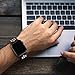 Zekapu Compatible with Watch Band 40mm 38mm, for Women Men, S/M, Breathable Silicone Sport Replacement Wrist Band Compatible for iWatch Series 5/4/3/2/1,Black-Pink