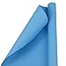 JAM Paper Gift Wrap - Matte Wrapping Paper - 25 Sq Ft (30 in x 10 Ft) - Matte Bright Blue/Peacock Blue - Roll Sold Individually