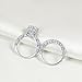 Newshe Vintage Engagement Rings Wedding Set for Women 925 Sterling Silver 3ct Round White Cz Sz 5-10