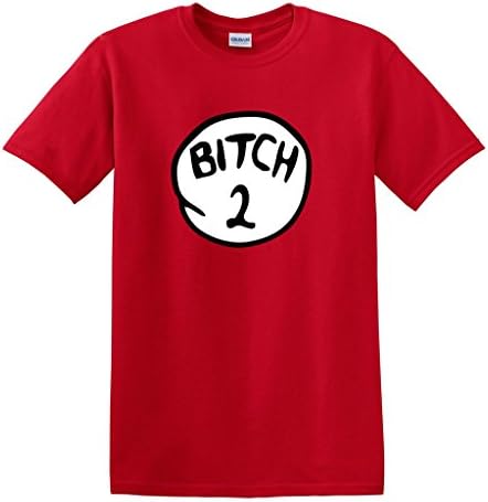 OCPrintShirts Men's Tee Bitch 2 Dr Seuss Halloween T-Shirt 2XL Red