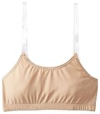 Clementine Girl's 2-6X Girls Pull-On Bra with Detachable Elastic Shoulder Straps, Nude, 16
