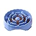 Slow Feeder Dog Bowl Anti Choking Slow Eating Drinking Pet Feeder Bowl Anti-Gulping Non-Skid Interactive Bloat Stop Dog Bowl Use Eco-friendly Anti-Static and Anti-Dust PP Material (Large, Blue)