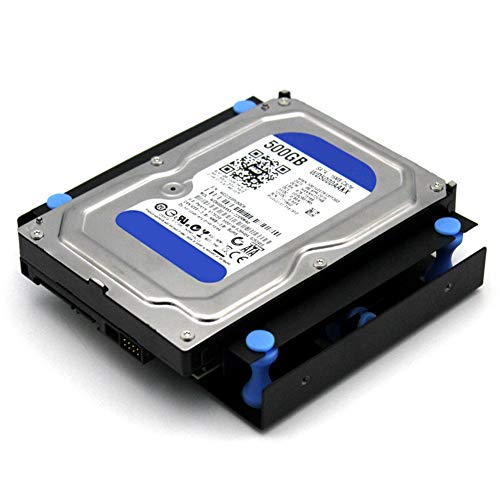 Shentesel Computer 3.5in to 5.25in Hard Disk Mount Adapter DVD ROM Bay Shockproof Bracket - Red - Thumbnail 3