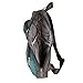 Vanlison Sling Bag, Chest Bag, Sling Backpack Shoulder Bag For Men Women Lake Blue