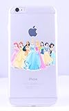 (6 (4.7)-Princesses-Silicone Case) iPhone 6 (4.7) 6s Case ROXX Fairy Tale Soft Rubber Silicone Cases Featuring Disney Snow White Eating Apple Elsa Frozen for iPhone 6 (4.7)