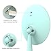 RUIXINLI Makeup Mirror with Rechargeable LED Lighting (USB Charger) - Round Shaped Touchscreen Dimmable LED light Vanity Mirror (Mint Green)