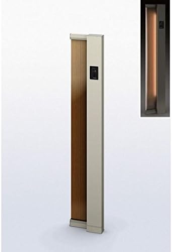 Ykkap ルシアス サインポール A02型 Urc A02 照明付き インターホン加工付き Rタイプ 複合カラー 表札はネームシールとなります 機能門柱 機能ポール 本体カラー パネルカラー