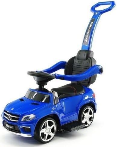 BLUE Licensed Mercedes Benz GL63 AMG Seesaw Rocker Kids Stroller LED light up