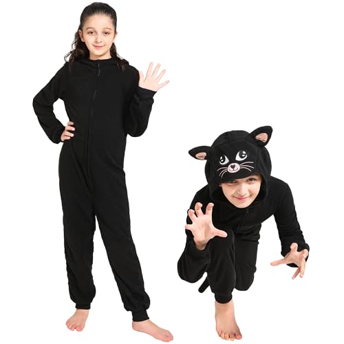 Wizland Black Cat Suit Costume
