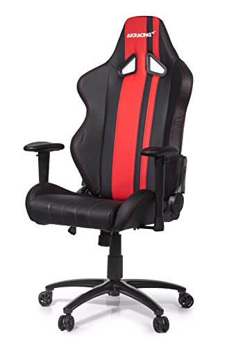 AKRACING AK-6016 Ergonomic Series Gaming Chair Office Chair Executive Chair PC eSport with Lumbar and Headrest Support - Black/Red