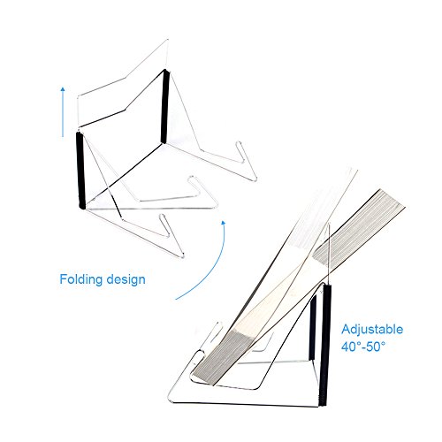 Book Stand for Reading,Unicorn Metal Desk Textbook Holder,Hands Free
