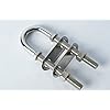 Amarine-made-Stainless-Steel-Marine-Boat-Stern-Bow-Eye-Tie-Down-U-Bolt-38-Dia-3-12-Thread-Lenght-5-Overall-Length-07851S