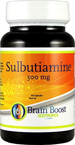 Sulbutiamine Capsules 500mg 60 Count Bottle