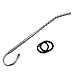 Sex Rabbit Urethral Sounds Penis Plugs Butt Anal Plug Stainless Multi Beads Medical Themed Adult Sex Toys for Female Male Couples Masturbation Pleasure Gift 9.85 Inch (Silver)