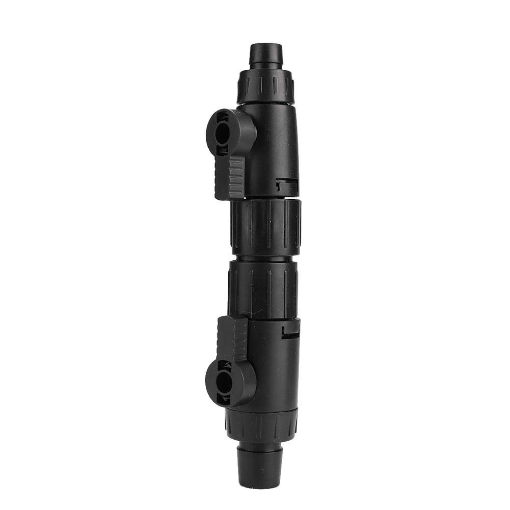 Pssopp Aquarium Hose Valve Pipe Valve Fish Tank Quick Release Connector Aquarium Water Control Valve Pipe Connector Adapter with Quick Release Handle(12mm to 16mm)