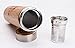 Bamboo Travel Coffee Mug Double Wall Eco Thermos for Hot and Cold Beverages, BPA Free, with Stainless Steel Infuser for Coffee or Tea & Fruit, (16oz)