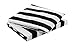 Kuality Black White Striped Brushed Microfiber Bedding 4pc, Wrinkle,Stain & Fade Resistant Easy Care Soft Bed Sheet Set(1 Fitted Sheet, 1 Flat Sheet, 2 Pillow Cases/Shams), Queen Size, Stripe Pattern