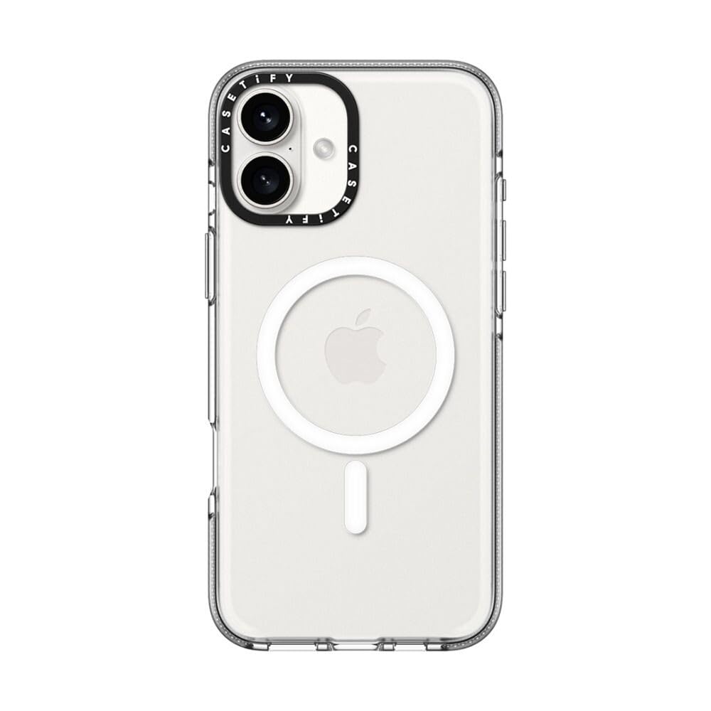CASETiFY Clear iPhone 16 Plus Case [Not Yellowing / 6.6 ft. 3X Military Grade Drop Prootection/Compatible with Magsafe] - Clear