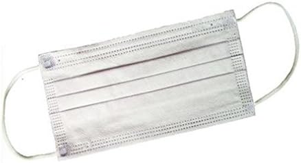 White High Quality Disposable Surgical Medical Dental Salon Face Mouth Dust Clean Hygienic Mask with Ear Loops x 5
