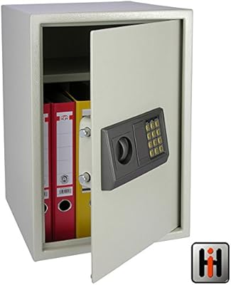 Caja fuerte para DIN A4 carpeta con cerradura, agujeros piloto y tornillos | | De pared
