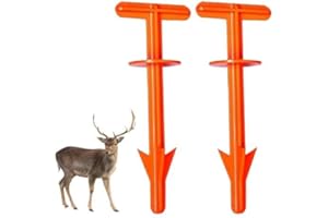 2Pcs Portable Hunting Butt Out Tool Set, Deer Field Dressing Kit for Large Animal Anal Cleaning