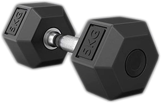 Xushiwanju Hex Dumbbell Pvc Coated with Non-slip Metal Handle（2.5KG，5KG,10KG