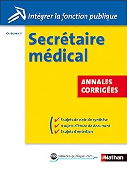 Amazon Fr Secretaire Medical Annales Corrigees Godrie Annie Livres