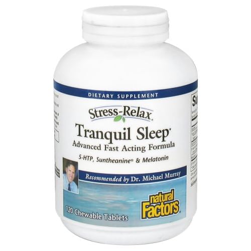 Natural Factors Stress-Relax Tranquil Sleep Tablet, 120 Count image