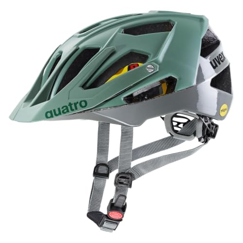 uvex Quatro cc MIPS Fahrradhelm, Moss Rhino, 56-61 cm