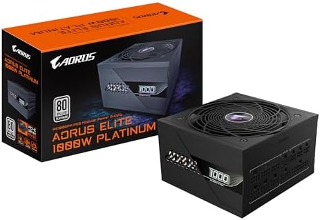 GIGABYTE GP-AE1000PM PG5 - PCIe5.1 Ready - ATX3.1-1000W 80 Plus Platinum Certified - Fuente de alimentación Totalmente Modular