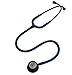 3M Littmann Classic III Monitoring Stethoscope, Black-Finish Chestpiece, stem and headset, Caribbean Blue Tube, 27 inch, 5869