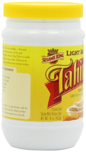 Sesame King Tahini Light Roast, 16-Ounce (Pack of 4)