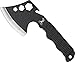 Elk Ridge - Outdoors Axe - 8-in Overall, 4-in Black Stainless Steel Axe Blade, Full Tang Construction, Black Cord Wrapped Handle, Nylon Sheath - ER-272, One Size
