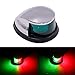 Obcursco Boat Navigation Lights, LED Bow Lights Front Mount, Perfect for Marine, Pontoon, Skiff and Small Boat, DC 12V