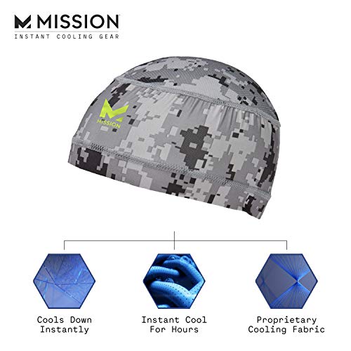 Mission Cooling Skull Cap Hat, Helmet Liner, Running Beanie