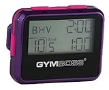 Gymboss Interval Timer and Stopwatch - VIOLET / PINK METALLIC GLOSS