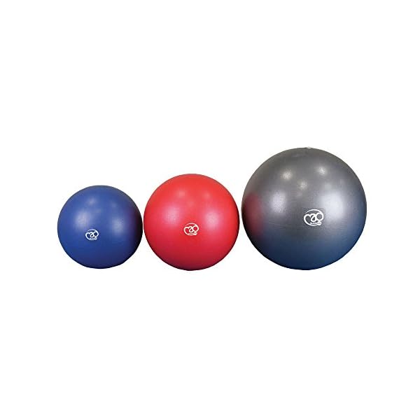 Fitness-Mad-Yoga-or-Pilates-Soft-Exersoft-Ball Fitness Mad Exer-Soft Stability Ball, Soft Pilates Ball, 3 Sizes: 7”, 9” & 12”, Mini Gym Ball for Pilates, Yoga, Core…