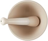 Le Creuset Mortar & Pestle 300 ml Meringue Stoneware Boxed view 3