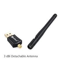 neoteck Oro Pro 600 Mbps Dual Band Wireless USB Adapter AC 5 g adaptador USB WiFi 802.11 ac b g n máxima velocidad hasta 5 g 433 Mbps 2.4 G 150 Mbps Soporte Mac Windows 10 Windows 8, 7, Vista, XP