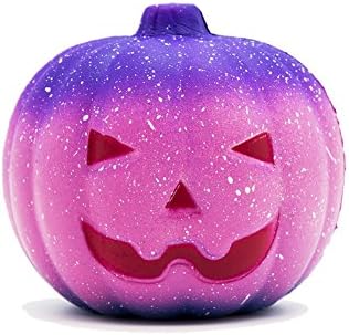 Magic Galaxy Pumpkinhead, New Jumbo Slow Rising Soft Squishy Charms Toy for Stress Relief and Time Killing,Holiday Decorations, Gift for Adults and Kids.