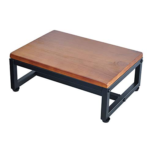 Metal Step Stool, Large One Step Stool by ECROCY Holds Up to 400 LBS