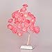 Bolylight Light Up Rose Tree 32 LED Night Light Rose Lamp Artificial Tabletop Tree for Home Decoration Wedding Christmas Pink