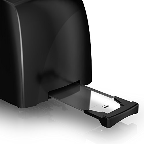 BLACK+DECKER 4Slice Toaster, ExtraWide, Black, TR1410BD,10.91x11.54x7