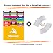 AKSHAYA Recipe Card Dividers Set - 25 Recipe Box dividers 4x6 with Tabs | 16 Labelled and 9 BlankTabs | Index Card Dividers 4x6 | Helps Organize Recipe Cards 4x6 in Recipe Boxes - Assorted Colors