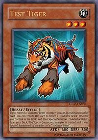 Yu-Gi-Oh! - Test Tiger (GLAS-EN082) - Gladiators Assault - 1st Edition - Ultra Rare